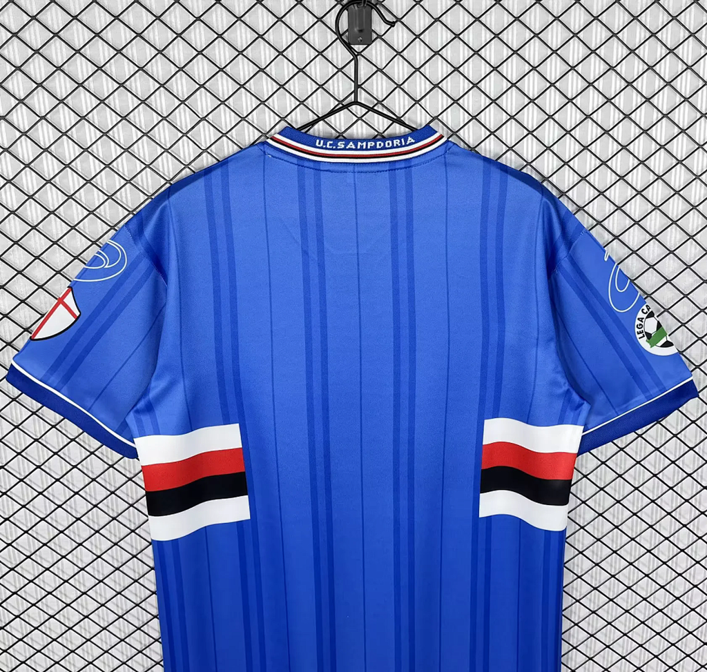 Retro Sampdoria 2000/01 home soccer jersey size S-2XL