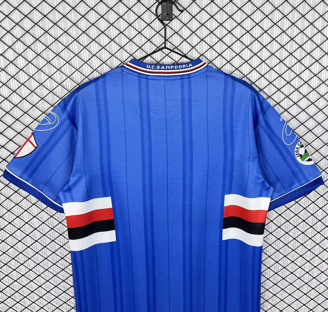 Retro Sampdoria 2000/01 home soccer jersey size S-2XL