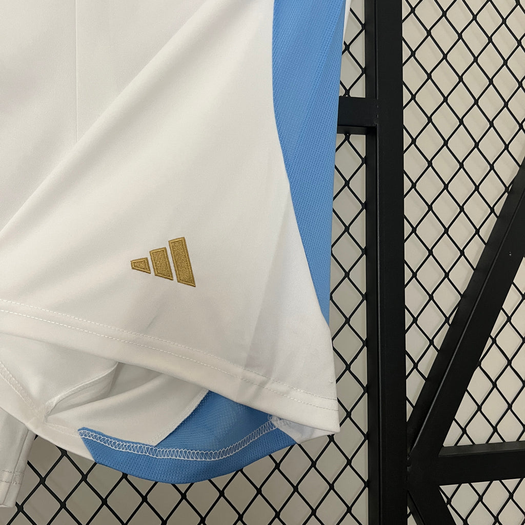 Pantalon Corto de Futbol #2024 Argentina Home Shorts S-XXL — Minkang