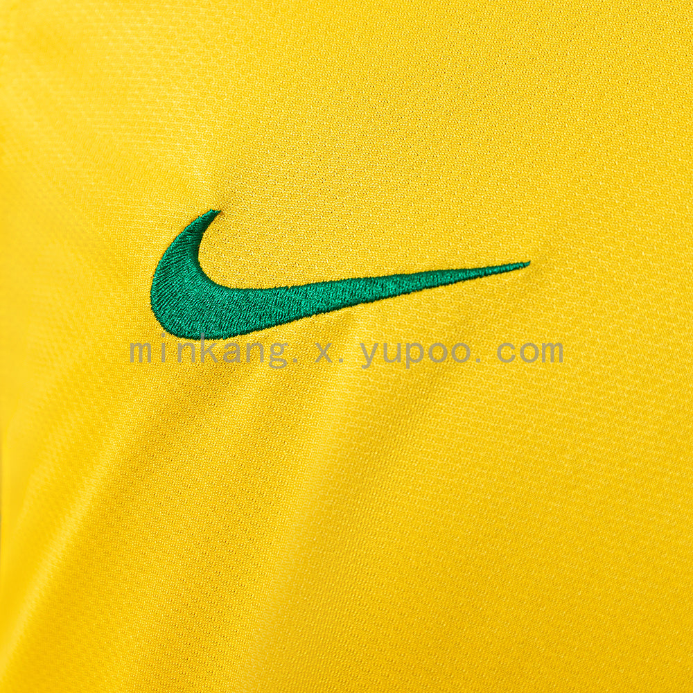 Brazil 2006 Home Long Sleeve Retro Jersey S-XXL