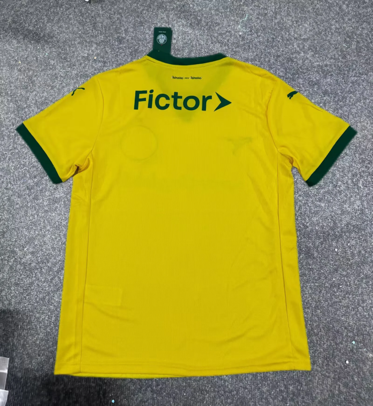 25-26 Palmeiras Third Away yellow soccer jersey