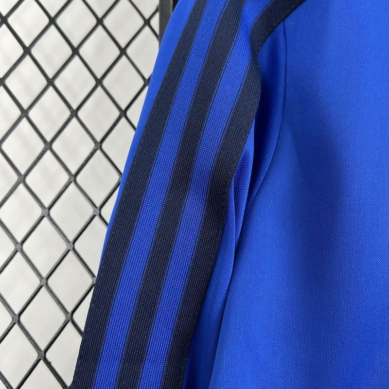 24-25 Manchester United Joint Edition Blue Long Sleeves Retro Jersey S-XXL