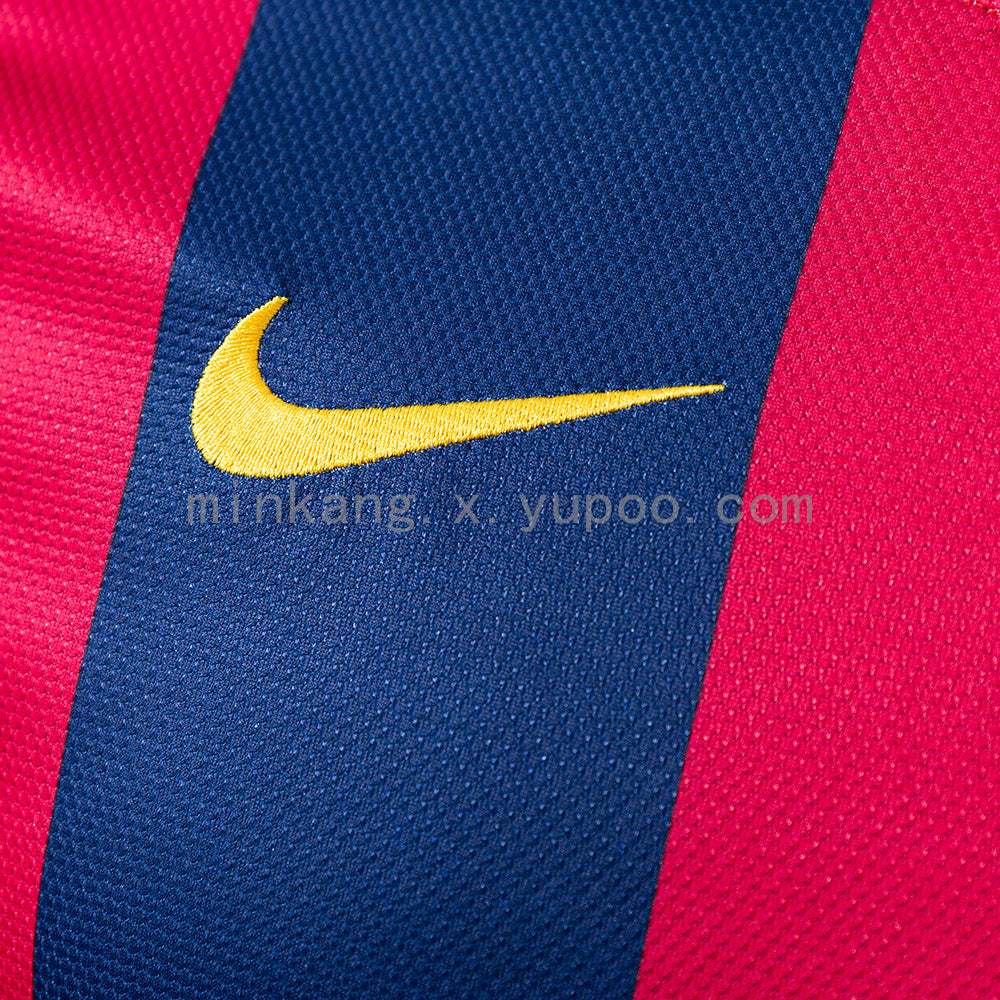 Barcelona 14/15 Home Player Version Retro Jersey S-3XL