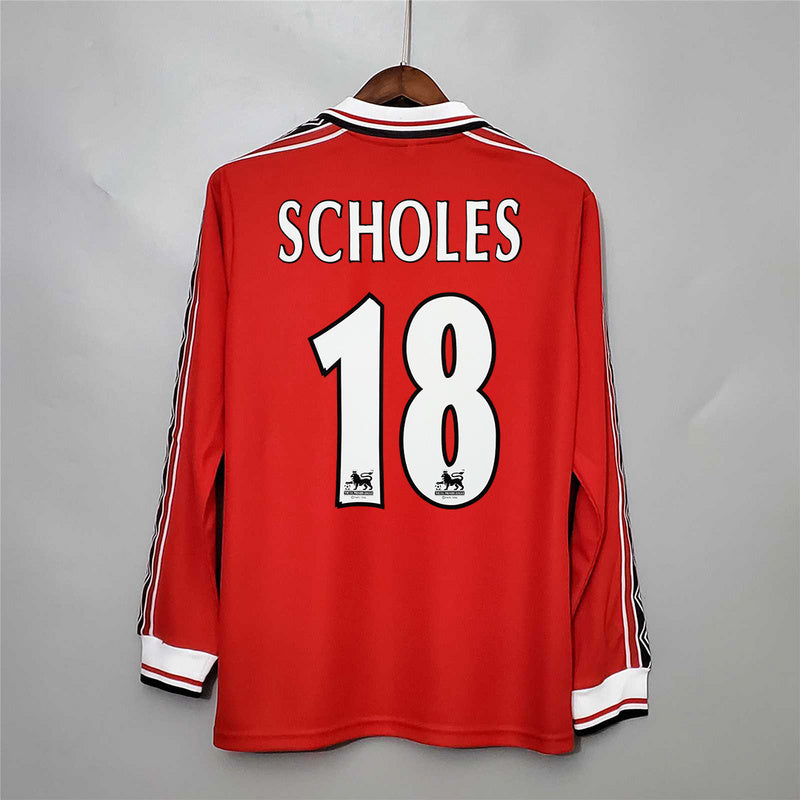 98-99 Manchester United home long sleeve