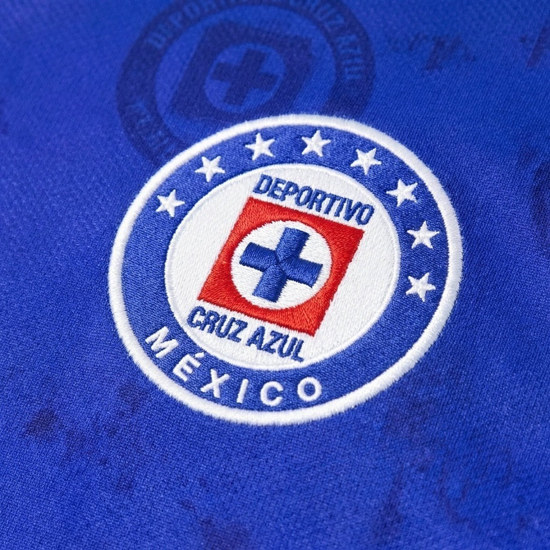 Retro 1998 Cruz Azul home Long Sleeve soccer jersey size S-2XL