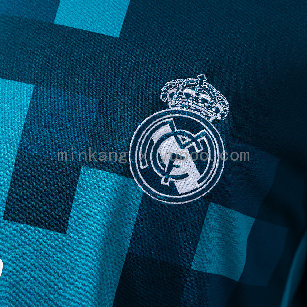 Retro Real Madrid 17/18 long sleeve third away S-XXL