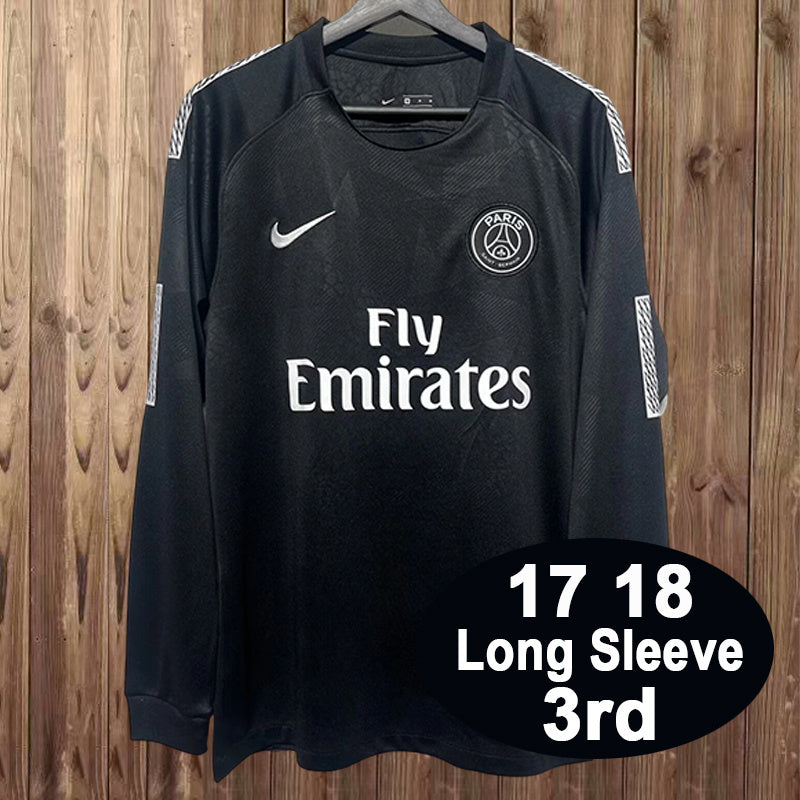 17-18 PSG third away retro long sleeve jersey
