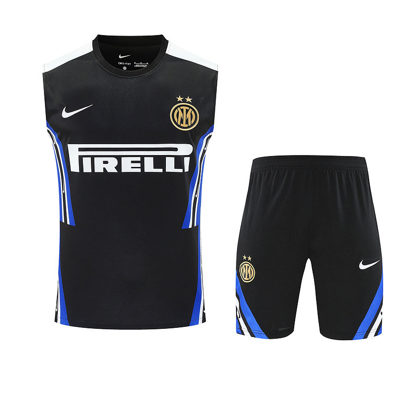 25-26 INT Black Vest suit