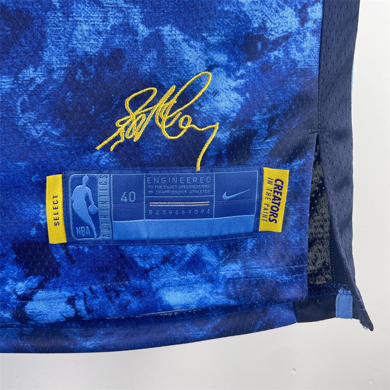 2023 Worriors Blue Honor Edition Curry 30 Honor Edition