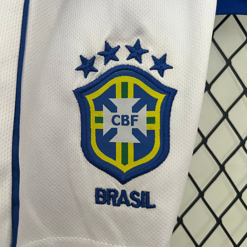 2002 Brazil away retro kid kit