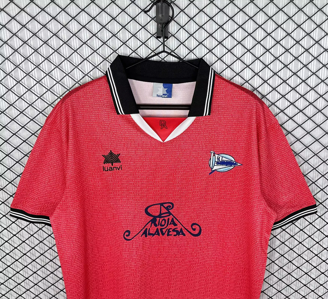 Retro Deportivo Alaves 2000/01 UEFA Cup Away soccer jersey size S-2XL