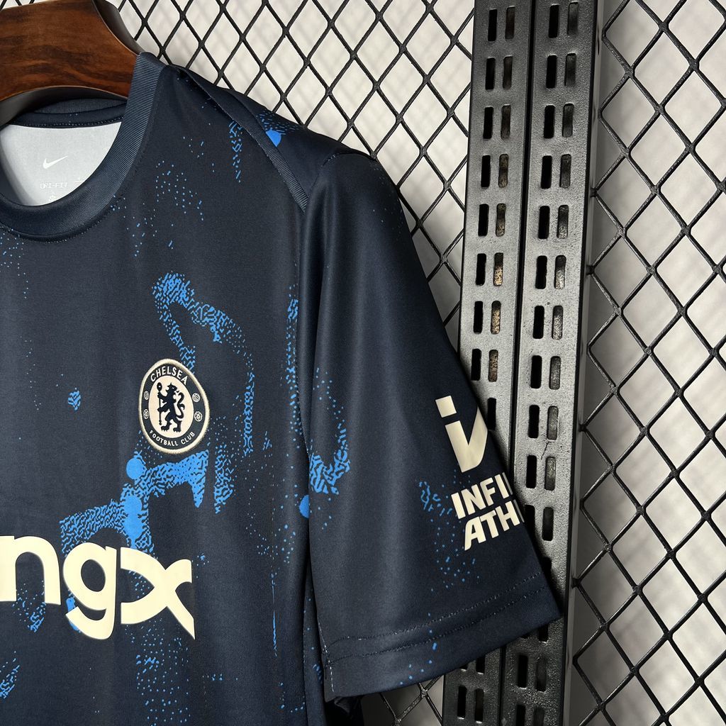Chelsea 2024/25 Dark blue Pre-match training Jersey S-XXL