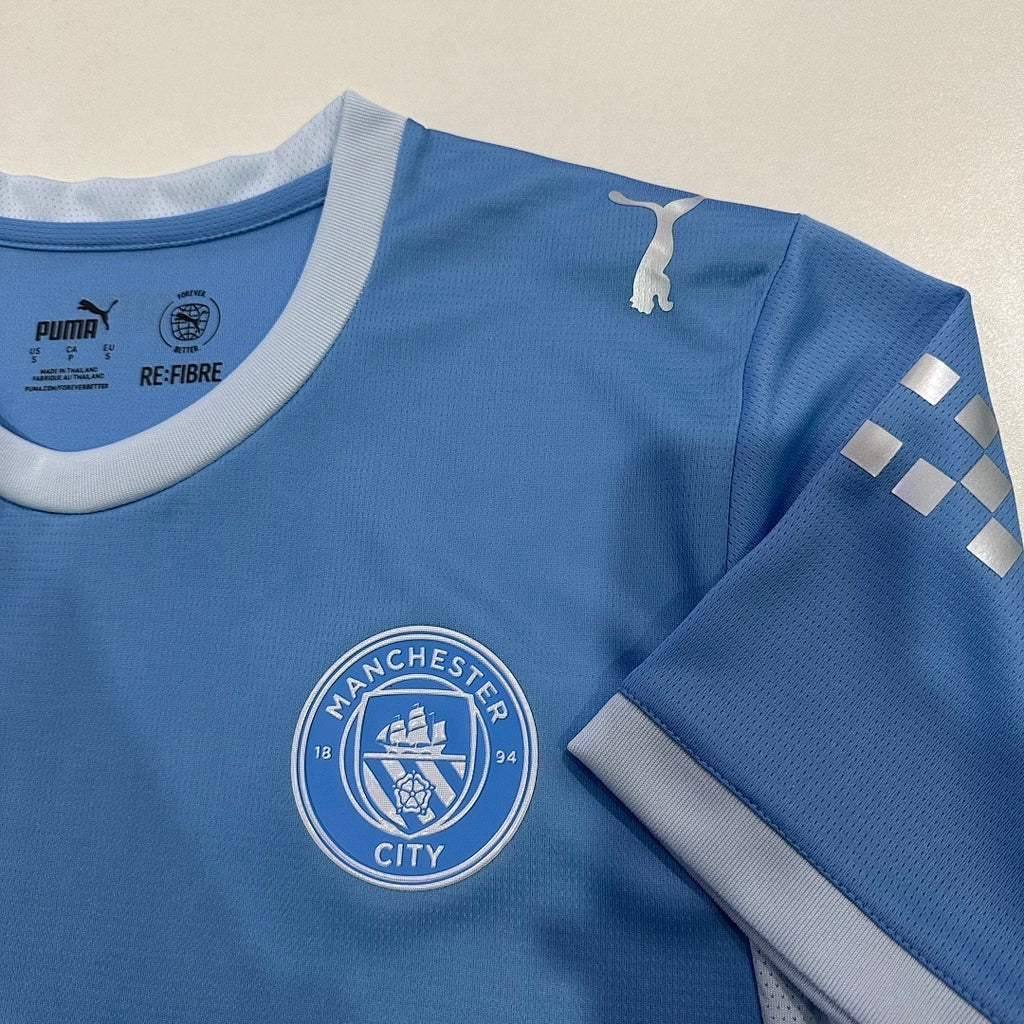 Manchester city 2025/26 Home soccer jersey (Picture Version )size S-2XL