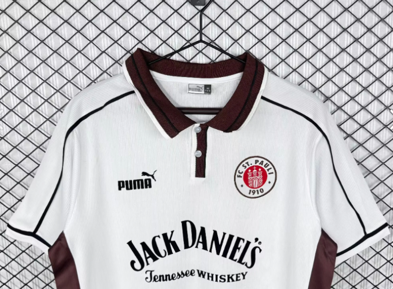 Retro 1999/00 FC St. Pauli home soccer jersey Size S-2XL