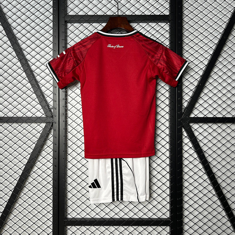 25-26 Manchester United Home (Picture Edition) Home Kids Kit