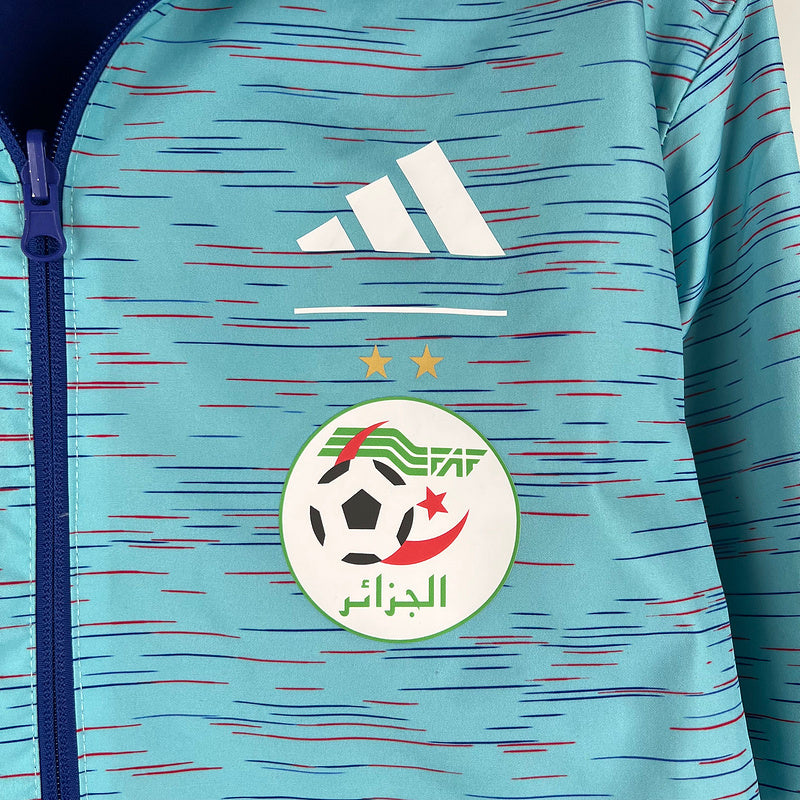 23-24 Algeria Reversible blue windbreaker