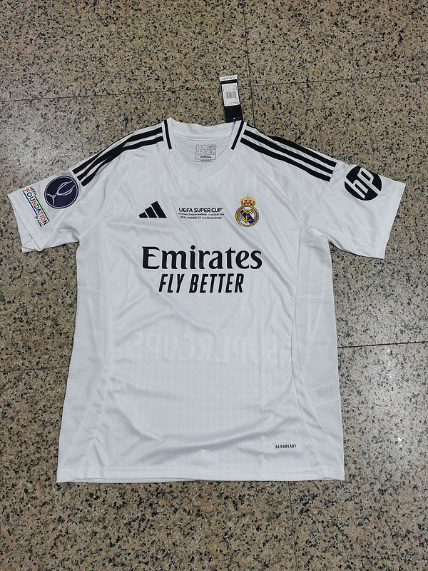 24-25 Real Madrid Home UEFA SUPERCOPA jersey