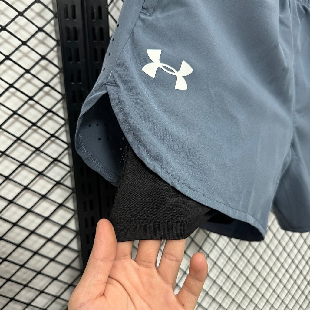 D2501款双层Pantalón cortoM~3XL