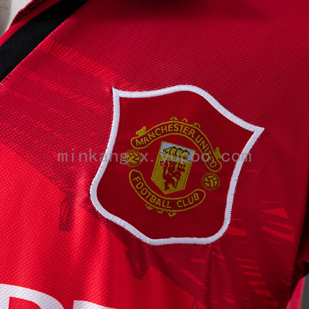 M-U 1994/96 Home Long Sleeve Retro Jersey S-XXL