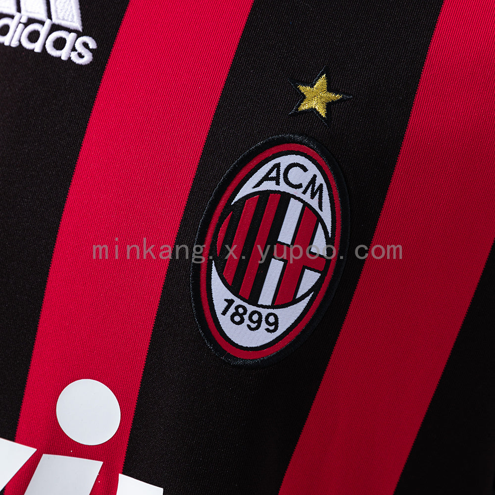 Retro long sleeve AC Milan 08/09 Home S-XXL