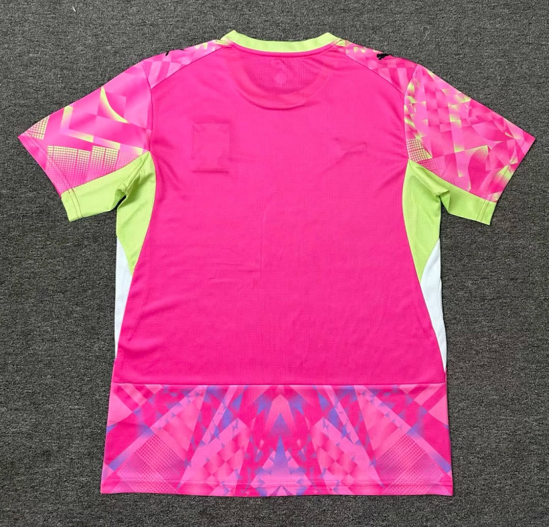 Portugal 2026 World Cup Pink Goalkeeper Jersey Size S-4XL