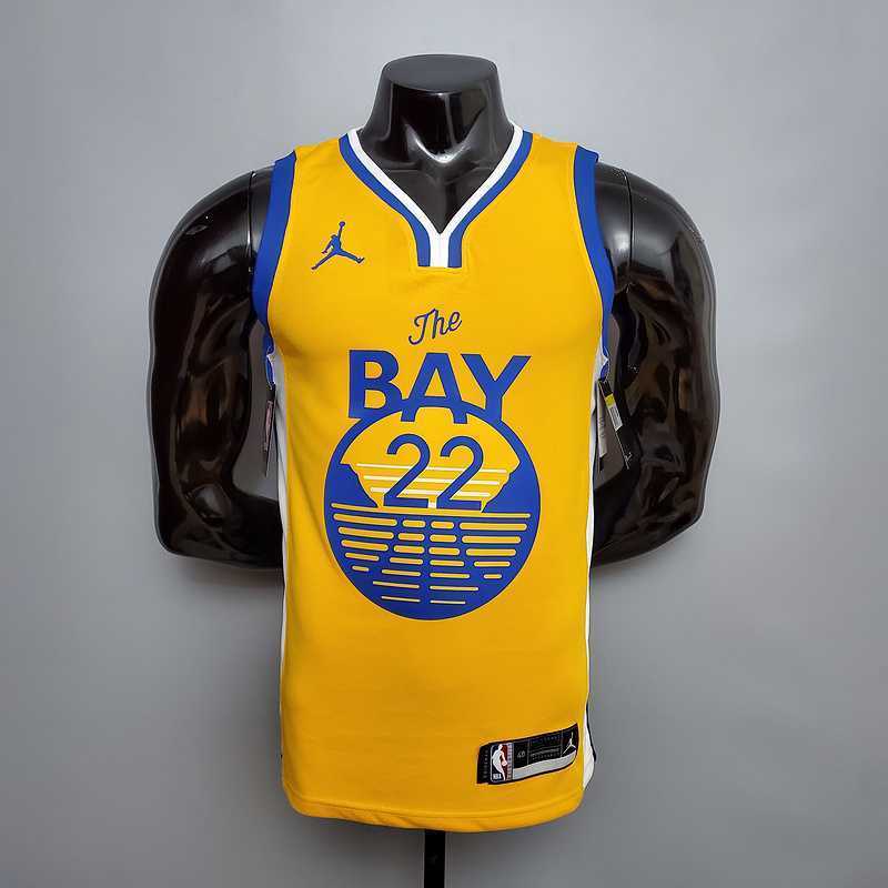 New WIGGINS#22 Golden State Warriors yellow