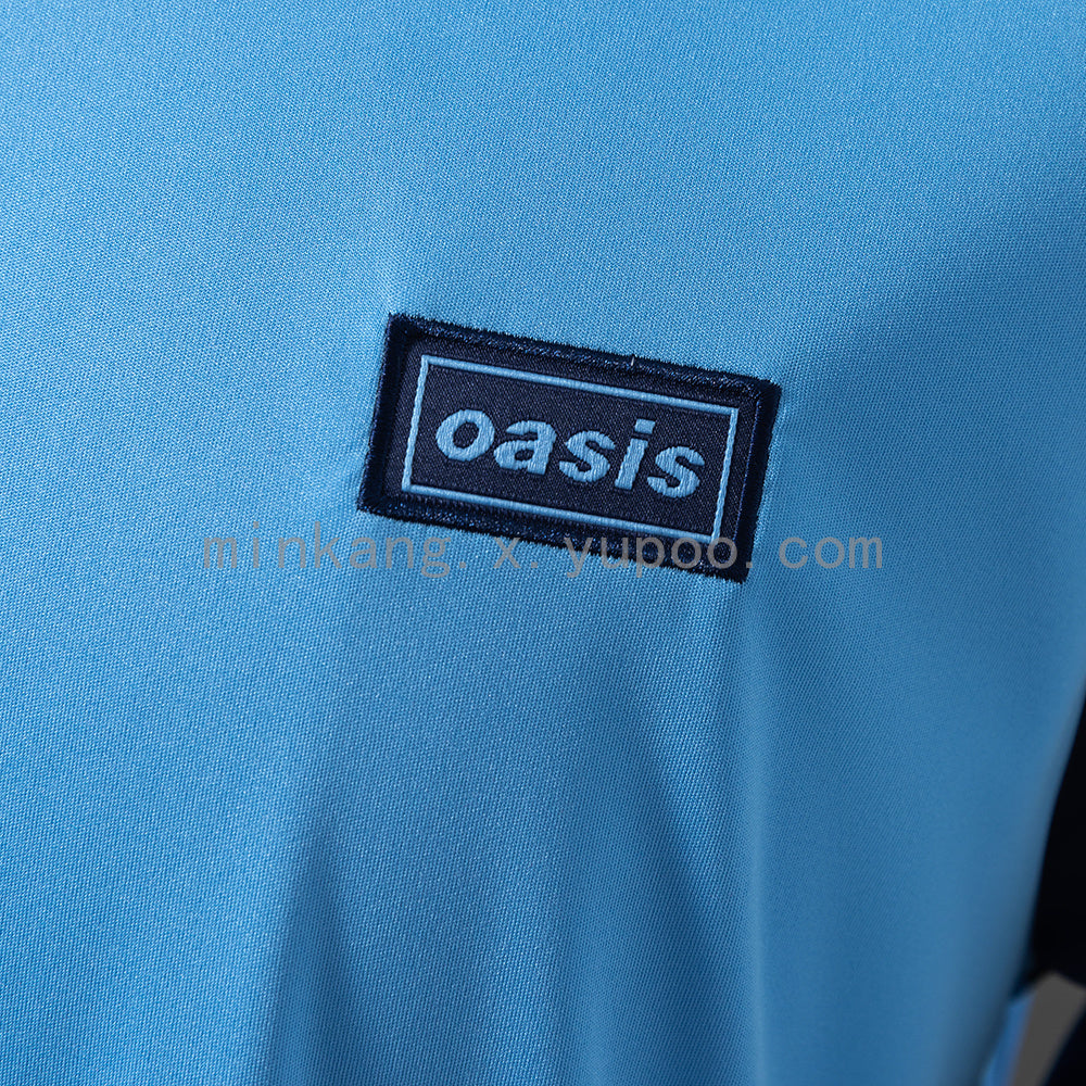 Oasis Live '25 Originals 3-Stripes Football Shirt Blue S-4XL