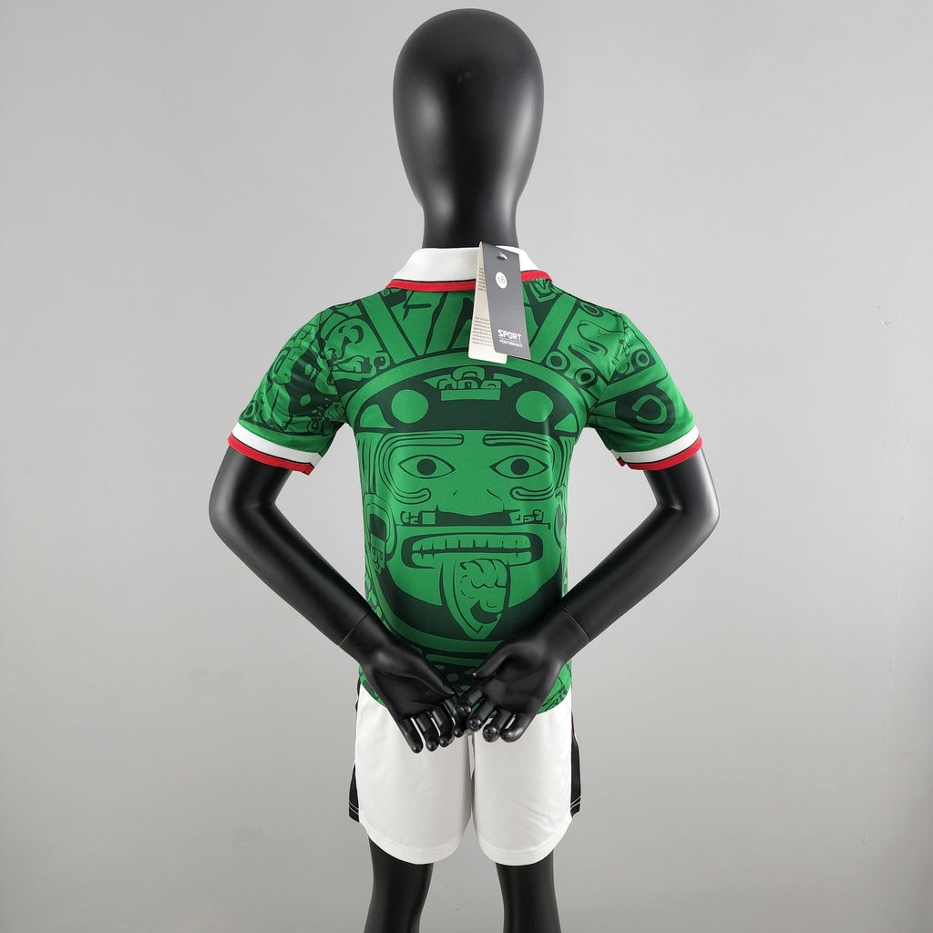 Retro kids kit 1998 Mexico home size：16-28