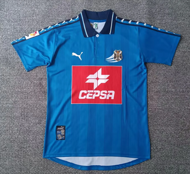 98-99 Tenerife away Retro soccer jersey size S-2XL