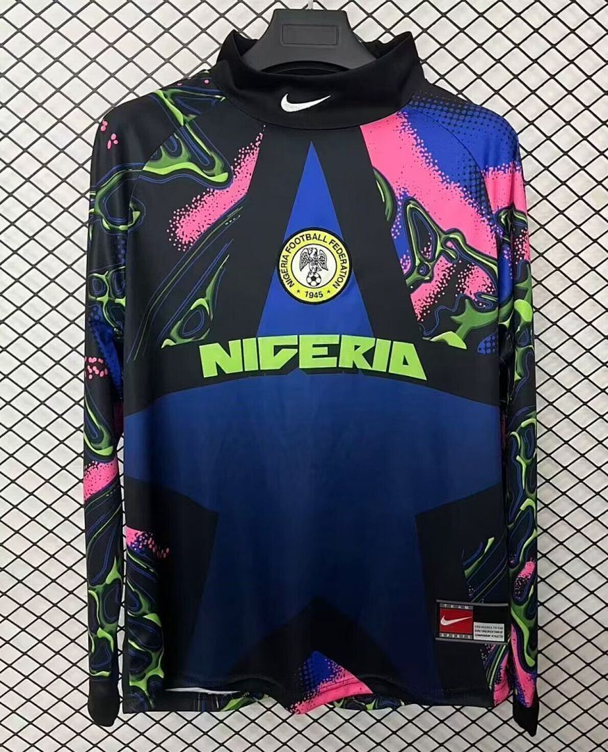 Nigeria 2026 Black Long Sleeve Goalkeeper jersey size S-2XL