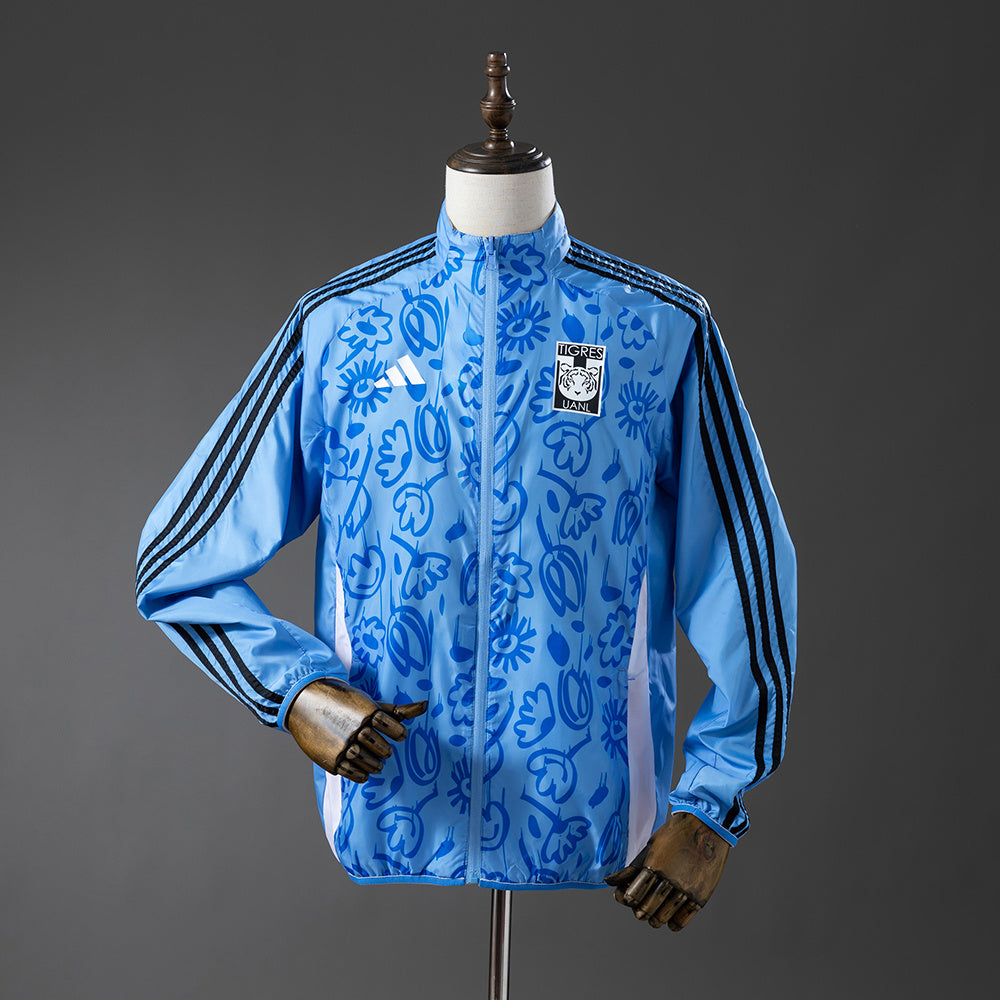 Tigres Reversible Jacket Windbreaker - Beige &amp; Blue S-XXL