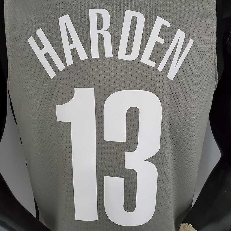 Harden#13 Brooklyn Nets City Edition Gray