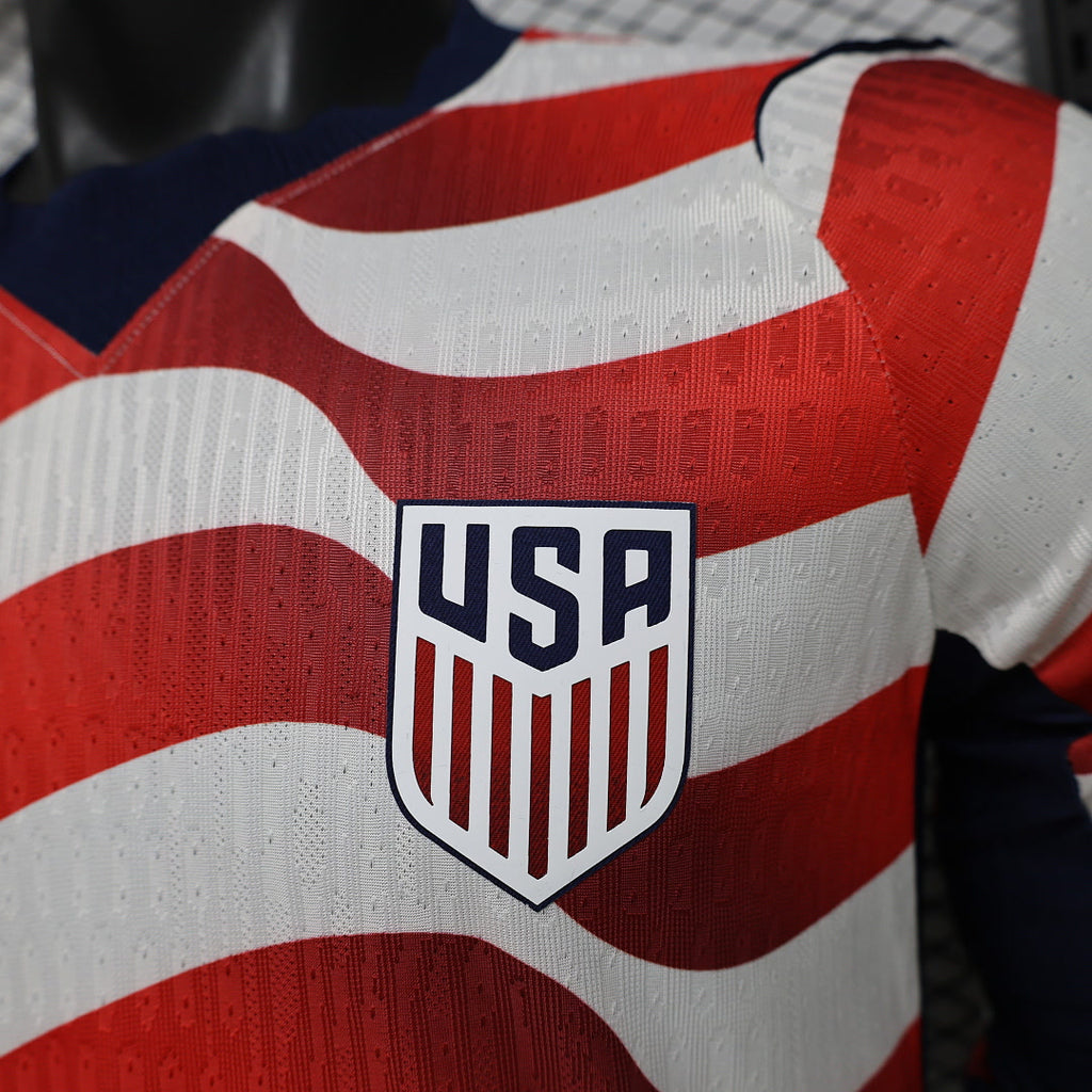 USA 2026 World Cup Home Long Sleeve Player Version Jersey S-2XL
