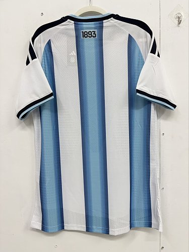 2026 Argentina Home Embroidered Player Edition S-2XL — Jsonwang 26/27