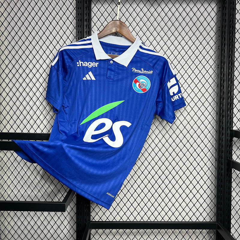 24-25 RC Strasbourg Alsace home soccer jersey