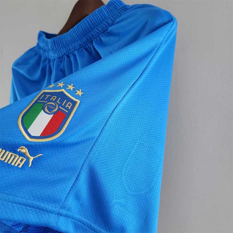 Pantalon Corto de Futbol #2022 Italy Short Blue — Zhang199