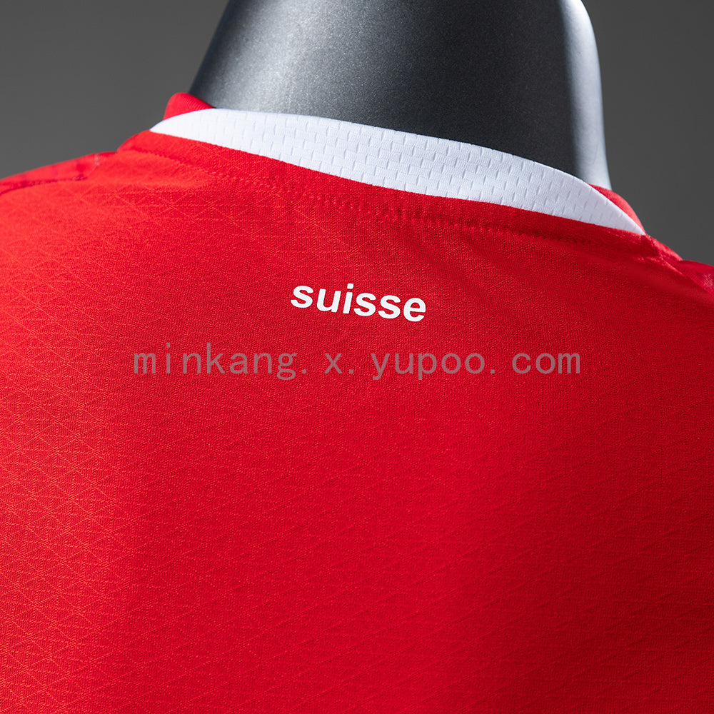 Switzerland 2026 Home Player Version Jersey S-XXL