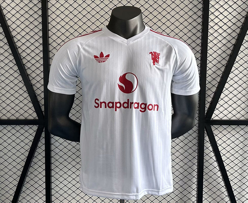 24-25 Manchester United White Player version jersey