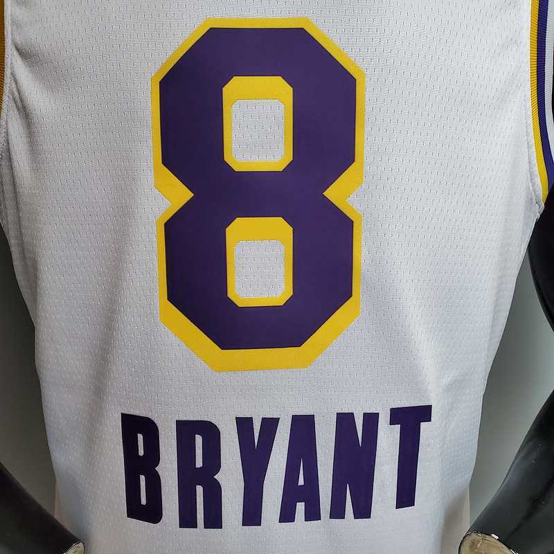 New Bryant #8 Lakers Round neck white