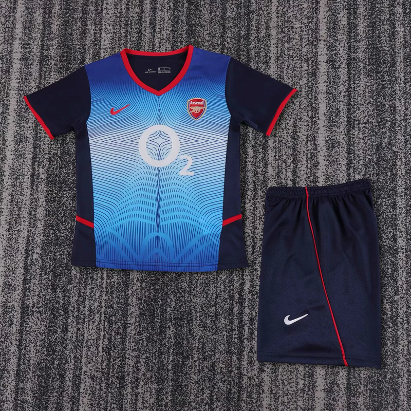 02-04 Arsenal Away retro kid kit
