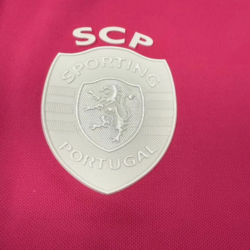 Sporting Lisbon 2025/26 October Pink Kids Kit Size: 16-28