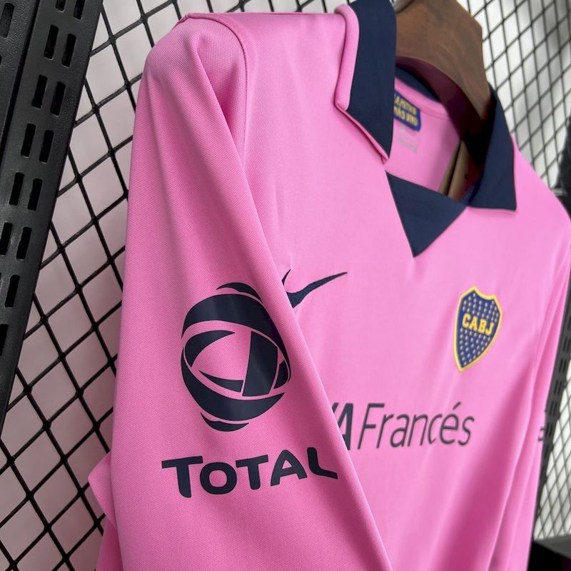 13-14 Boca away long sleeve retro jersey