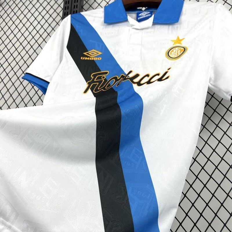 94-95 International Milan away white retro jersey