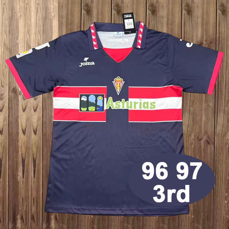 96-97 Sporting de Gijon Away Retro Jersey