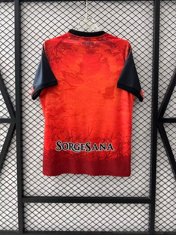Naples Napoli 2025/26 Halloween version Red soccer Jersey S-4XL