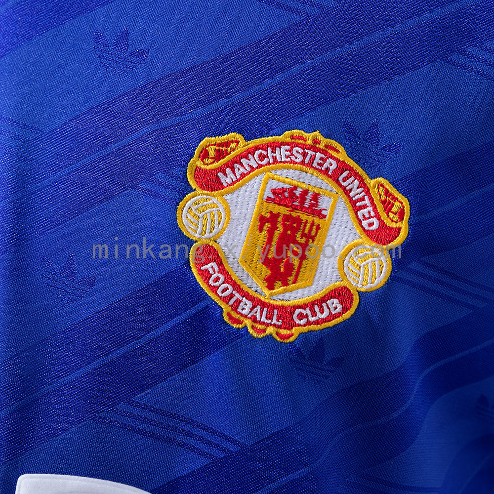 M-U 1986/88 Second Away Long Sleeve Retro Jersey S-XXL