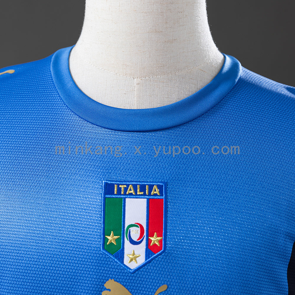 Italy 2006 Home Long Sleeve Retro Jersey S-XXL