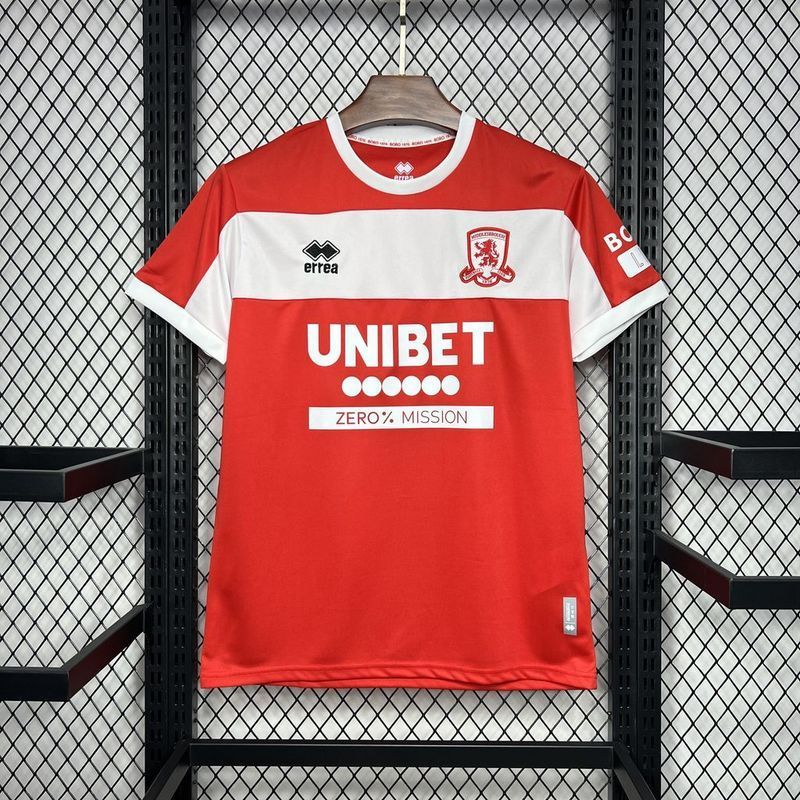 24-25 Middlesbrough home soccer jersey