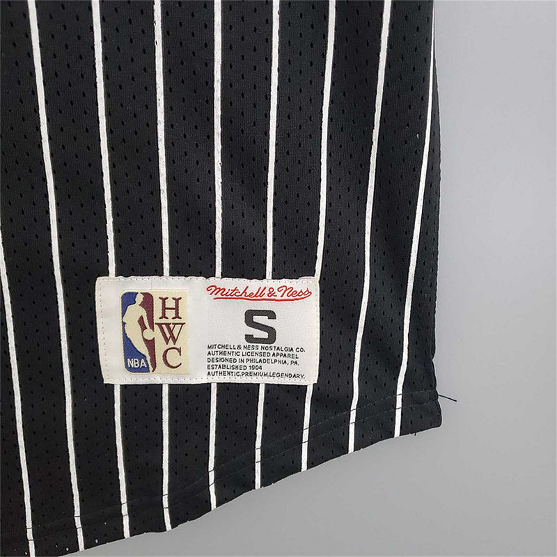 Mitchellness Magic Black No. 1 McGrady Retro Mesh Short Sleeve