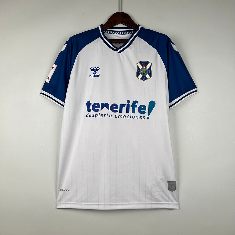 23-24 Tenerife home soccer jersey